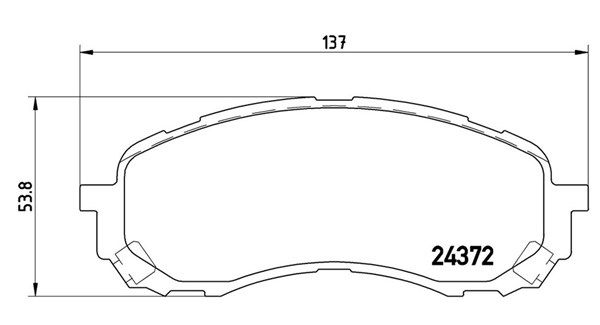 MAGNETI MARELLI Bremžu uzliku kompl., Disku bremzes 363700478015